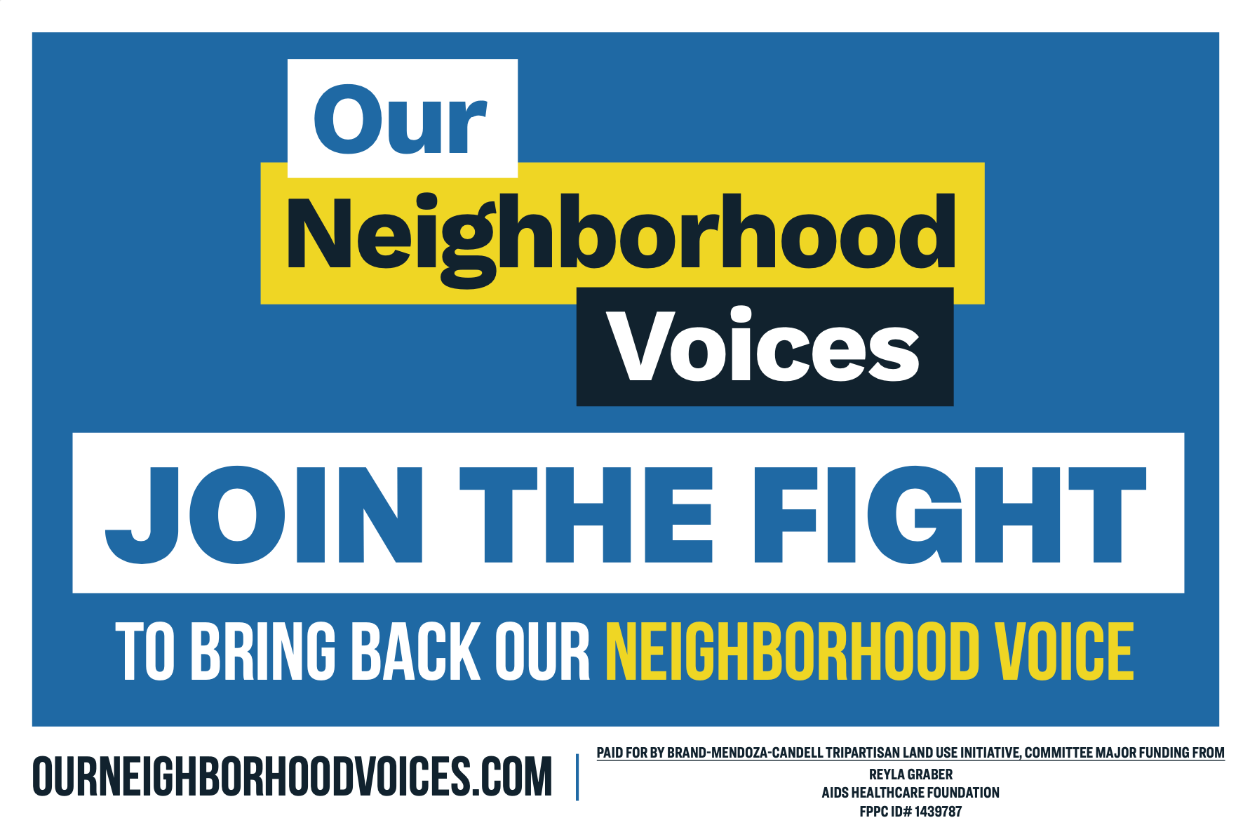 Our Neighborhood Voices Logo